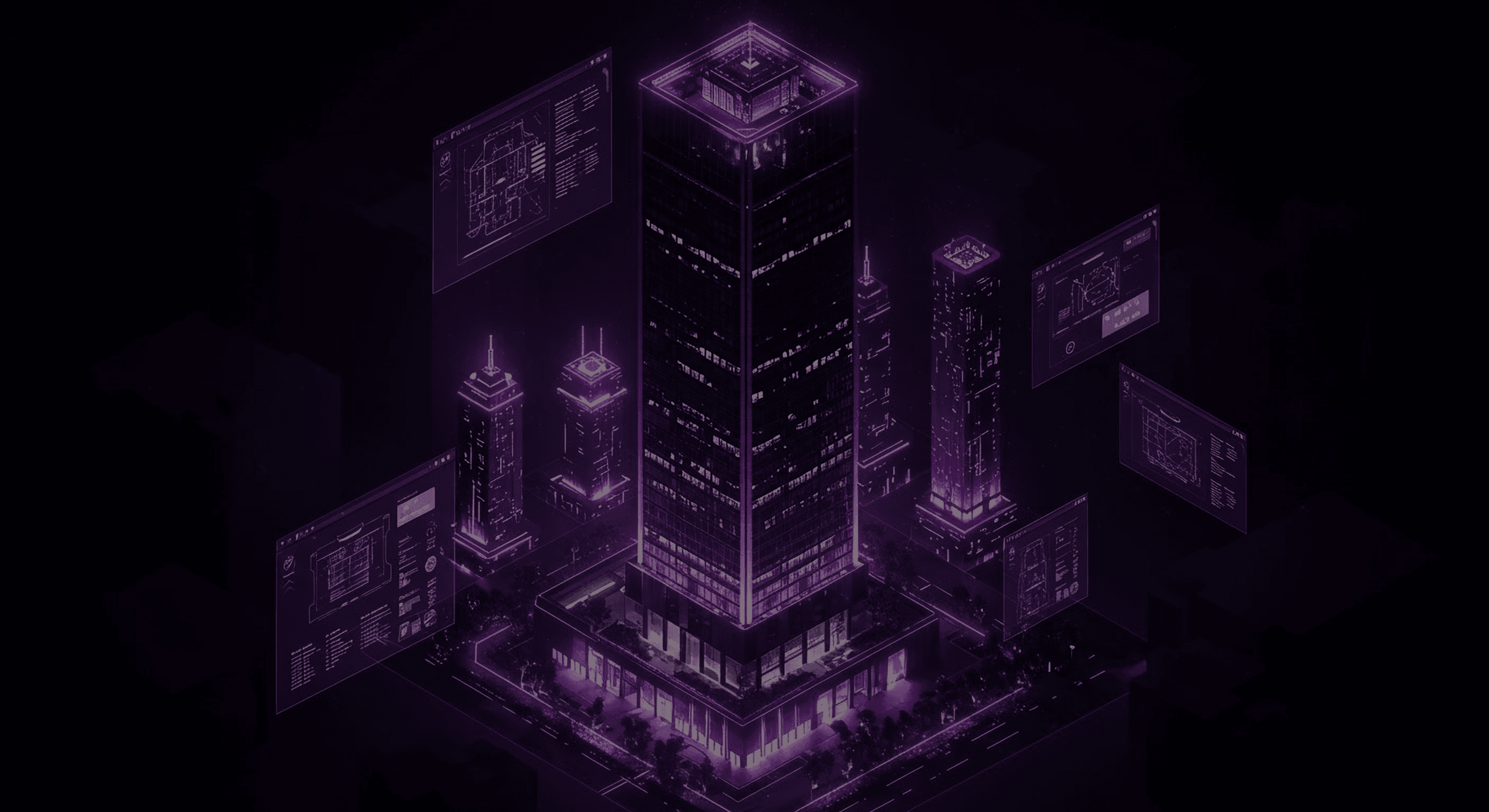 Abstract architectural visualization